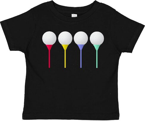 inktastic Rainbow Golf Tees Toddler T-Shirt in Saudi Arabia