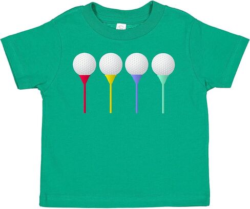 inktastic Rainbow Golf Tees Toddler T-Shirt in Saudi Arabia