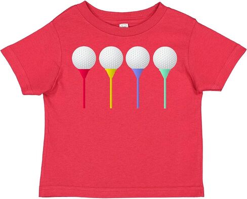 inktastic Rainbow Golf Tees Toddler T-Shirt in Saudi Arabia