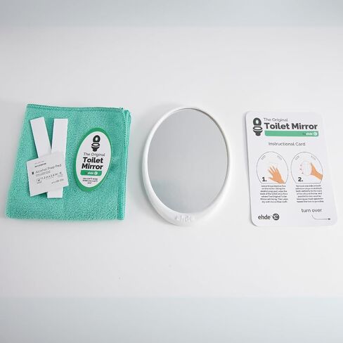 Toilet Mirror for Wiping | Potty Training & Bathroom Independence | Teach How to Wipe | Toddler, Child & Special Needs Aid | Visual Toilet Training Tool | Lab Tested Non-Toxic & Safe for Kids Ages 3+ in Saudi Arabia