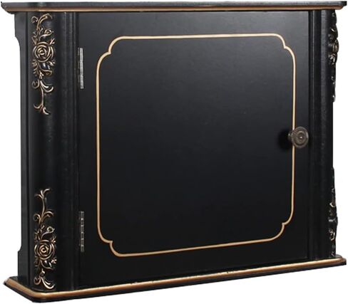 Router Storage Box，WiFi Router Storage Box, WiFi Light Cat Hub Information Box, Weak Current Box Decorative Shielding Frame Wall Hanging(Black,41x10x30cm) in Saudi Arabia