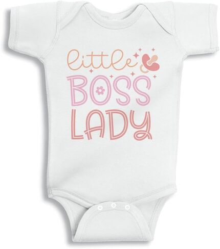 Taty Kids Little Boss Lady Baby Infant Bodysuit in Kuwait