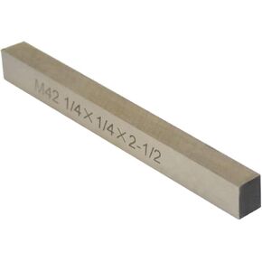 M42 1/4 '' x 1/4 '' x 2-1/2 '' cobalt Steel Square Tool Bit Plate Cutter Mill