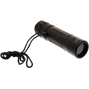 Monocular 10x25 Outdoor Camping Hiking Cadet Travel Hunting & Carry Pouch Black