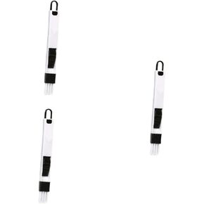 SOIMISS 3pcs Cleaning Brush Window Groove Brush Black