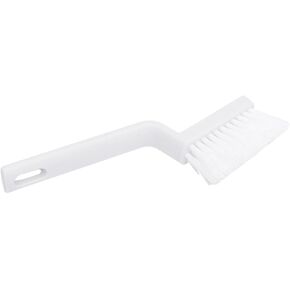 Multi Function Gap Brush for Cleaning Window Tracks Tile Grooves and Durable Household Tool with Hangable Design for White
