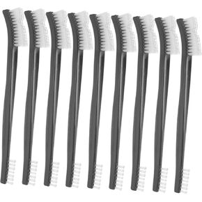 GLEAVI 9Pcs Dual Ended Cleaning Brushes Handheld Crevice Scrub Brushes for Tight Spaces Versatile Dual Head Design for Deep Cleaning Material for Home and Office Use