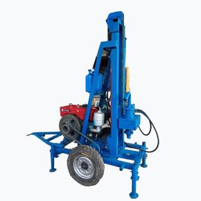 Efficient Water Well Drilling Machine with Adjustable Depth, Hydraulic Borehole Drilling Equipment for Professional Water Well Drill Projects, Small Borehole Drilling Kit