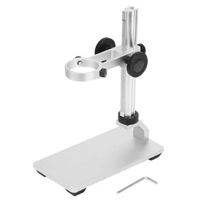 BORDSTRACT Microscope Stand, Aluminum Alloy Universal Lifting Professional Microscope Base Stand, Suitable for USB Digital Microscope with a Maximum Diameter of 1.6 Inches.