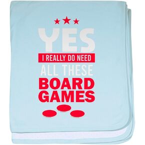 CafePress Board Gamer Funny Boardgame Addict Sa Baby Blanket, Super Soft Newborn Swaddle