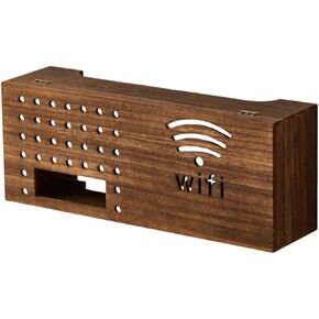 WiFi Router Storage Box Wall Mounted Router Bracket Wall Shelf Power Strip Protector Hider Router Rack Socket Shielding Wire Finishing Wire Storage Box Floating Shelves