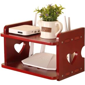 Wireless Router Storage Box Router Fences Wireless Router Storage Box WiFi Router Shelf Wall Mounted Set Top Box Floating Shelf for TV Components TV Lower Row Socket Occlusion Box