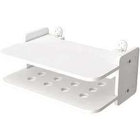 مربع تخزين جهاز التوجيه اللاسلكي سطح المكتب STOP STOP BOX RACK WIFI WIFI WIFI ROUTER ROUTER STORAGE SHELL/WHITE/30 * 19.5 * 12.5CM