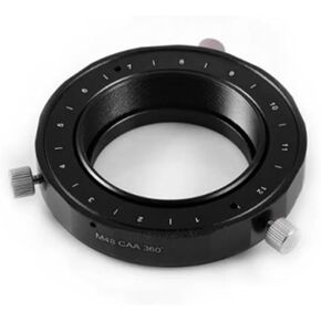 360° CAA Rotator Adjusts Camera Angle M48 Adapter Astronomical Telescope Parts S8252, Black, 500434895A1