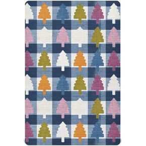 Fitted Crib Sheet Cartoon Trees Print Breathable Pack N Play Playard Sheets 39x27 inch Baby Mattress for Toddler