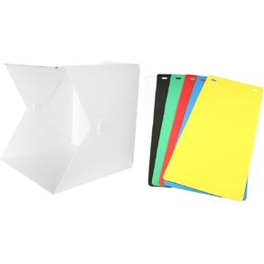 1set Mini Portable Led Photography Color Backdrops Folding Design for Jewelry Accessories Toys Easy to Assemble Carry for Product Display