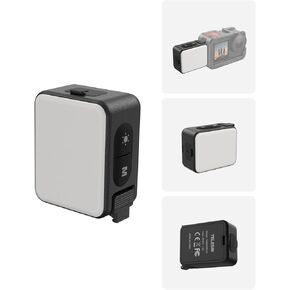 TELESIN Vlogging Light Mini LED Action Camera Video Light Magnetic Photography Fill Lighting for DJI Osmo Action 5 Pro/4/3 Camera Cage Accessories