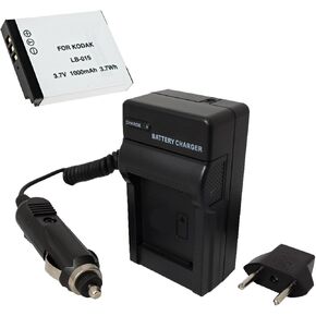 Synergy Digital Accessory Kit, Compatible with Kodak PIXPRO WPZ2 Digital Camera Includes: SDLB015 Battery, SDM-1576 Charger