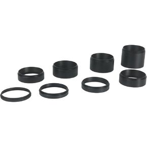 Multipurpose Extension Tube Set 8Pieces M48x0.75 Compatibilities 3/5/7/10/12/15/20/30mm Metal Extending Rings