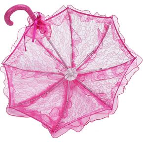 Lace Parasol Umbrella, Hand Made Lace Umbrella Decoration Elegant Multifunctional for Concert for Photography