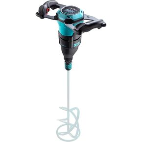 خلاط مجداف Collomix XQ - 120 فولت ، حفر خلط الخرسانة المحمول 1.5 حصان مع تصميم هادئ وتوصيل Hexafix Pro Paddle - XQ1