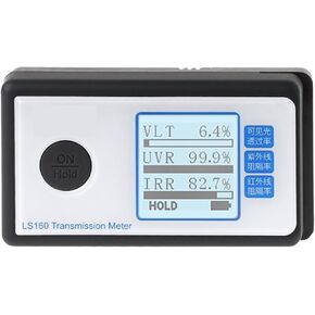 160 Portable Solar Film Transmission Meter, Window Tint VLT UV Rejection LCD Display, high Accuracy