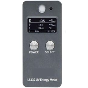 132 UV Energy Meter, 133 UV Intergrator Test Ultraviolet Radiation Intensity and Energy for Curing Exposure Machine LCD Display, high Accuracy(133)