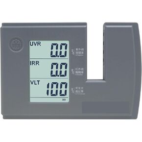 Portable Window Tint Meter, 101 Transmission Ultraviolet Infrared Rejection Rate Visible Light Light Meter, Photography Uv Test LCD Display, high Accuracy