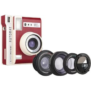 Lomography Lomo'Instant Automat South Beach + 3 Lenses - Instant Film Camera Compatible for Fujifilm Instax Mini Film