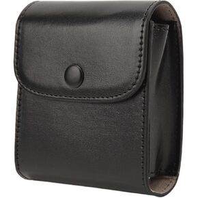 Portable PU Leather Camera Photo Pouch with Large Storage for SQ10 - Accessory for Camera Films and Pictures (Brown)