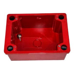 Mircom BB-700WP Series 700 Surface Surface Backbox ، Red