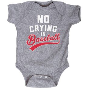 Instant Message - No Crying in Baseball - Infant Baby One Piece