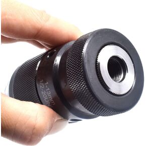 1pc 1-13 1/2 20 Chuck Thread Collet Chuck 3/8-24UNF 1-16 5/8-16UNF Thread Holder Drill Chuck for Drilling Machine(Red)