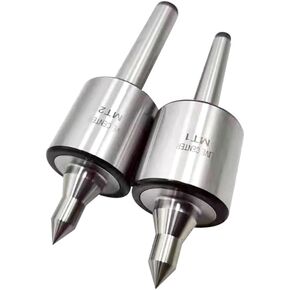 1pc Live Center MT1 MT2 MT3 New Type Machine Tool Thimble Rotary Center Tip Lathe Movable Center Cone Cutter Rotary Milling Machine(Long Nose,MT1)