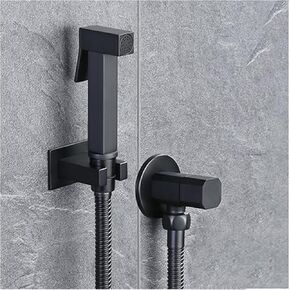 HandheldSprayer Brass Cloth Diaper Sprayer BlackSprayer for Toilet Cloth Diaper Sprayer with Water Pressure Control SprayToilet Sprayer for Personal Hygiene