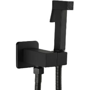 HandheldSprayer Kit Brass Cloth Diaper Sprayer WallSprayer for Toilet, Black HandheldSprayer for Toilet with Adjustable Pressure Control
