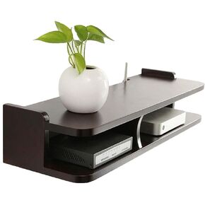 Wall Mounted Router Storage BoPB9rrg Wall Living Room TV Set-top BoPB9rrg Wall Shelf Decor (Size : 59.52010.5cm) ()