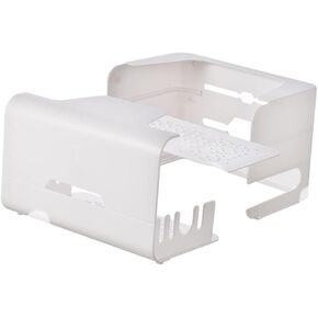 Router Storage Box Wire Organizer Double Layer Wire Management Cable Case