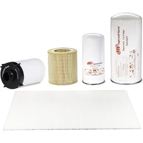 Ingersoll-Rand 47735458001 Ingersoll-Rand OEM Filter فقط مجموعة صيانة لضاغط UP6 15-30HP (مؤشر استبدال وميض TAS Red)