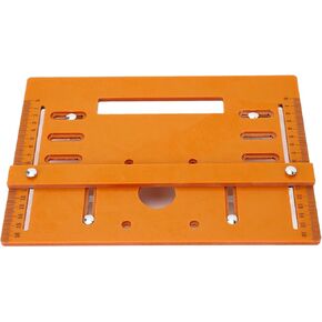 Cutting Machine Base Plate, Sturdy Engineering Plastic, 90° 45° Angle Cuts, Ergonomic Handle, Universal Compatibility for Wood and Metal Cutting