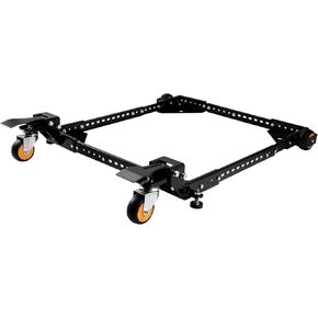 Happybuy Mobile Base,650 lbs Weight Capacity, Adjustable from 12" x 12" to 36" x 36",Heavy Duty Universal Mobile Base Stand with Swivel Wheels,for Woodworking Equipment, Bandsaw, Power Tools, Machines