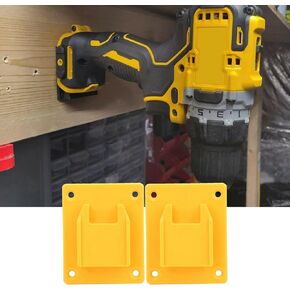 TOPINCN Base Plate for 18v / 20V Power Tool Machine, ABSPC Injection Molded Hard Plastic Fixed Base for Electric Drill, Keeps Guaranteed Quality, Black, 2 Pack (ABS 3)