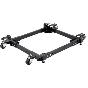 Happybuy Mobile Base, 1500 lbs Capacity, Adjustable from 20" x 24.5" to 28" x 33.5",Heavy Duty Universal Mobile Base Stand with 4 Swivel Wheels, for Woodworking Equipment, Bandsaw, Power Tool, Machine