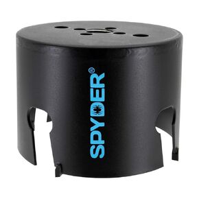 Spyder 3-5/8-Inch Diameter Carbide Tipped Hole Saw, for Fiber Cement Board, Wood, PVC, Plastic, Concrete Block, Ceramic Tile, and More (600039CF)