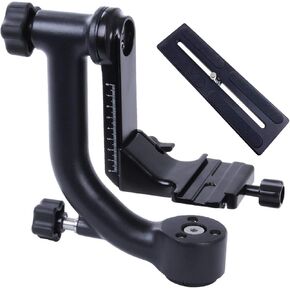 Movo GH700 Professional Gimbal DSLR Tranship مع لوحة arca-swiss Quick-Release-للتصوير الفوتوغرافي للطيور/الحياة البرية في الهواء الطلق