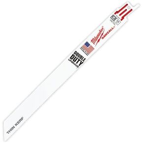 Milwaukee 48-01-7187 - Metal Cutting SAWZALL Blades, 9 Length, 14TPI, Thin Kerf Profile - 100/PK
