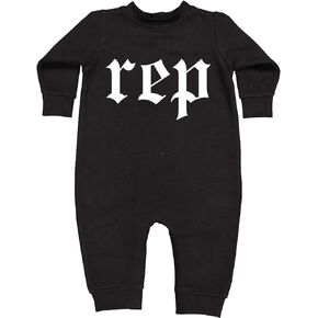Expression Tees REP Reputation Music Toddler-Sized Hoodie and Infant Fleece Rompers, Ultra-Soft and Adorable