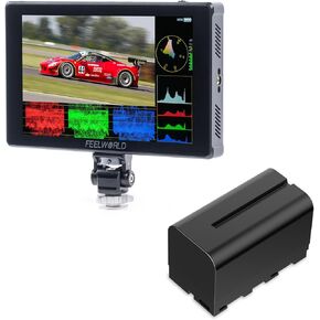 FEELWORLD F7 Plus Camera Monitor and F750 4400mAh Battery