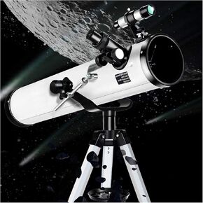 114mm Telescopes for Astronomy Beginners Astronomical Telescope Portable Travel Telescope for Beginners Kids and Adult with Aluminum Telescopic Bracket Nice Family (Package 3)