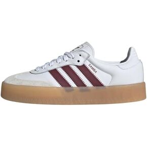 adidas ftwwht/shared/owhite women's sambae w ftwr whiteshadow Red/Off White 11 US